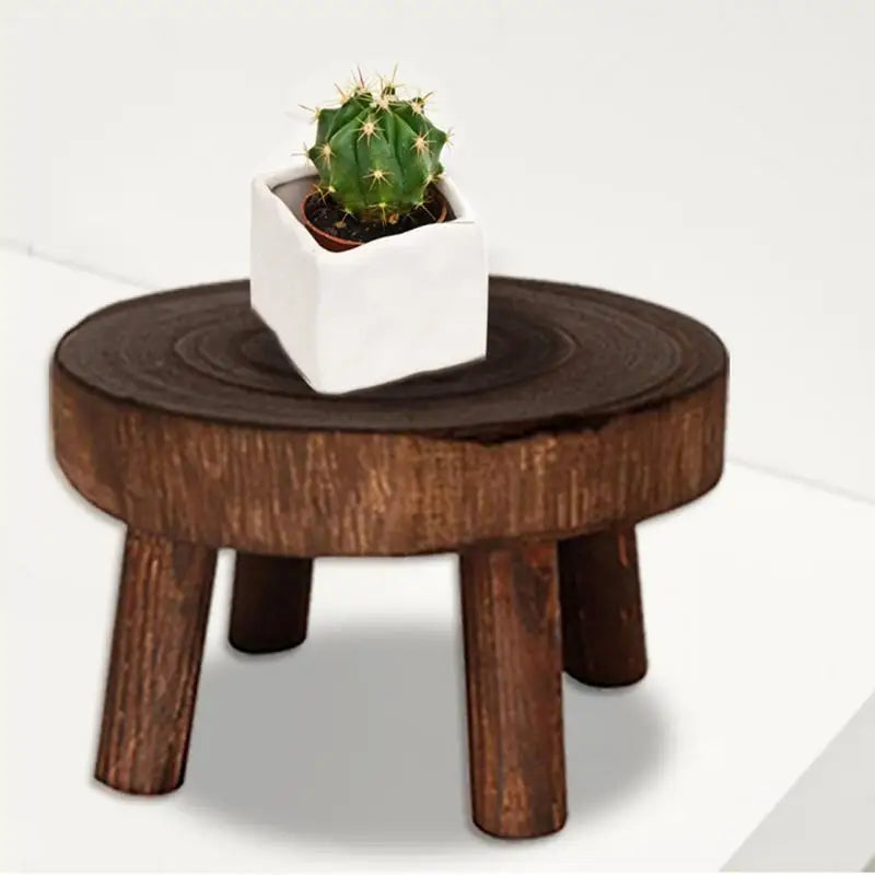 Wooden Plant Stand Flower Pot Base Holder