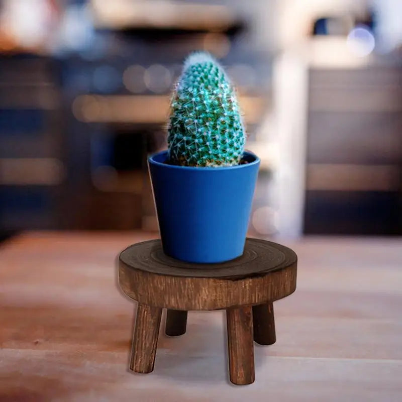 Wooden Plant Stand Flower Pot Base Holder