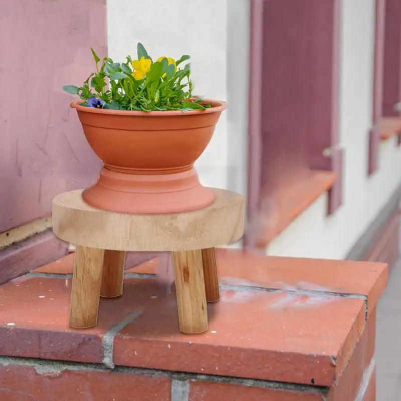 Wooden Plant Stand Flower Pot Base Holder