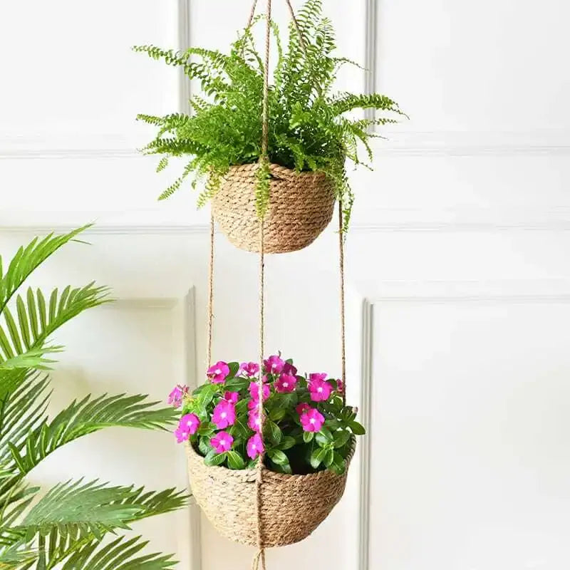 Nordic Planter Straw Baskets