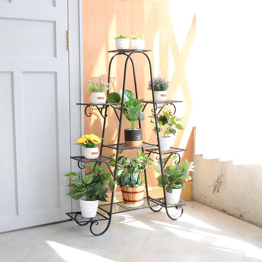 9 Tier Plant Stands Indoor Metal Plant Shelf Stand