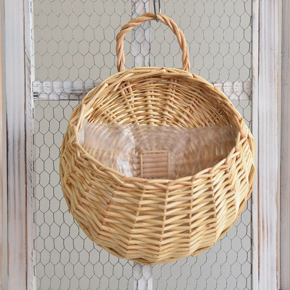 Wall Hanging Wicker Rattam Basket