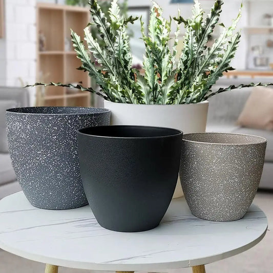 Frosted Imitation Stone Bonsai Flowerpot