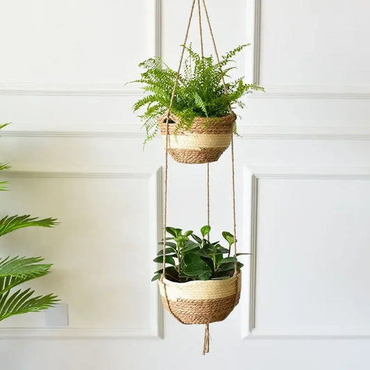 Nordic Planter Straw Baskets
