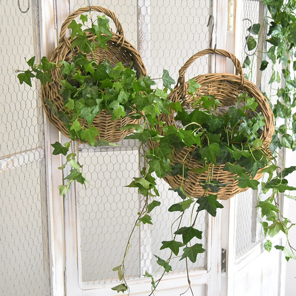 Wall Hanging Wicker Rattam Basket